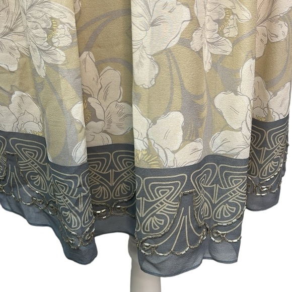 Max & Cleo Silk Beaded Dress - Picture 2 of 7